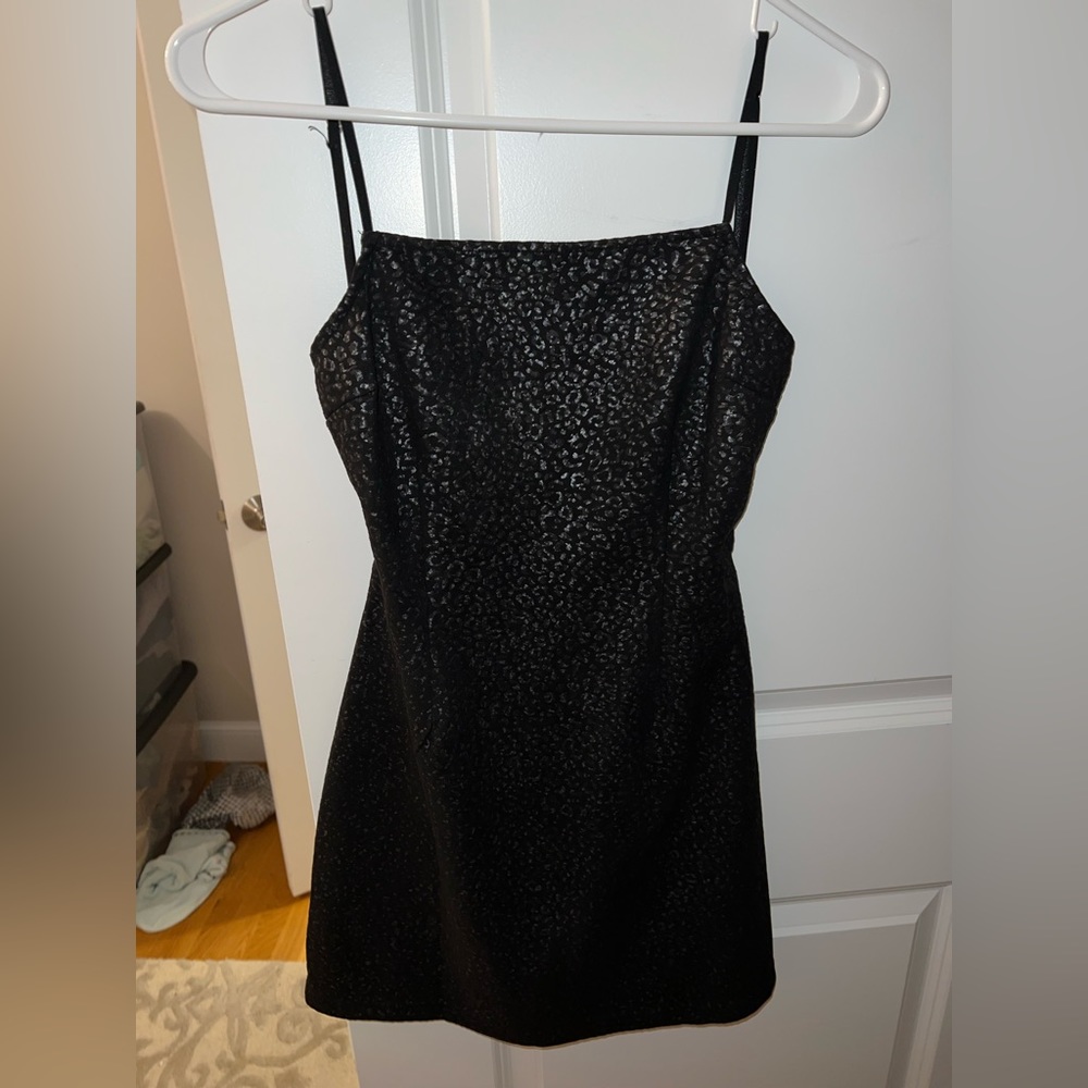 Urban Outfitters printed black dress size Small